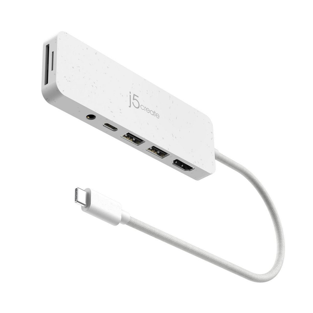 USB-хаб J5create USB-C 6-в-1 White (JCD373EW-N) ( 15448 ) Харків - фото 7