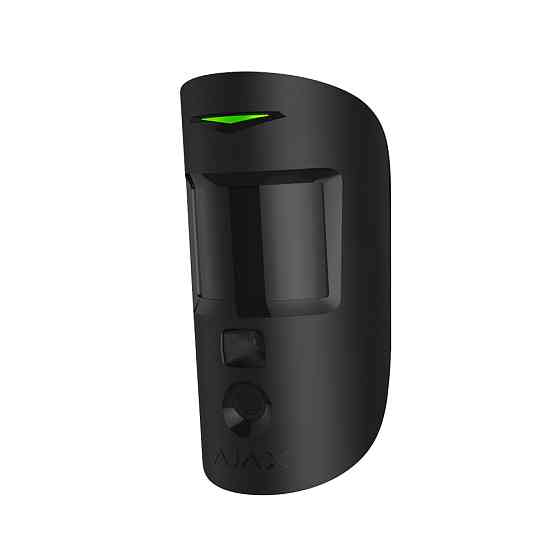 Бездротовий датчик руху Ajax MotionCam (PhOD) Jeweller black з фотофіксацією по тривозі та за запитом Київ