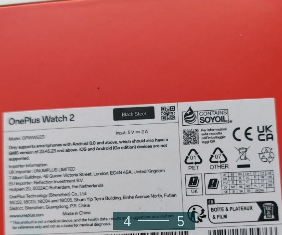 Смарт-годинник OnePlus Watch 2 Black Киев - изображение 2