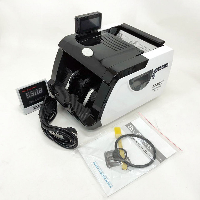 Рахункові машини Bill Counter GR-6200, Машинка для перевірки доларів, Гарна лічильна машина PI-360 для грошей Київ - фото 4