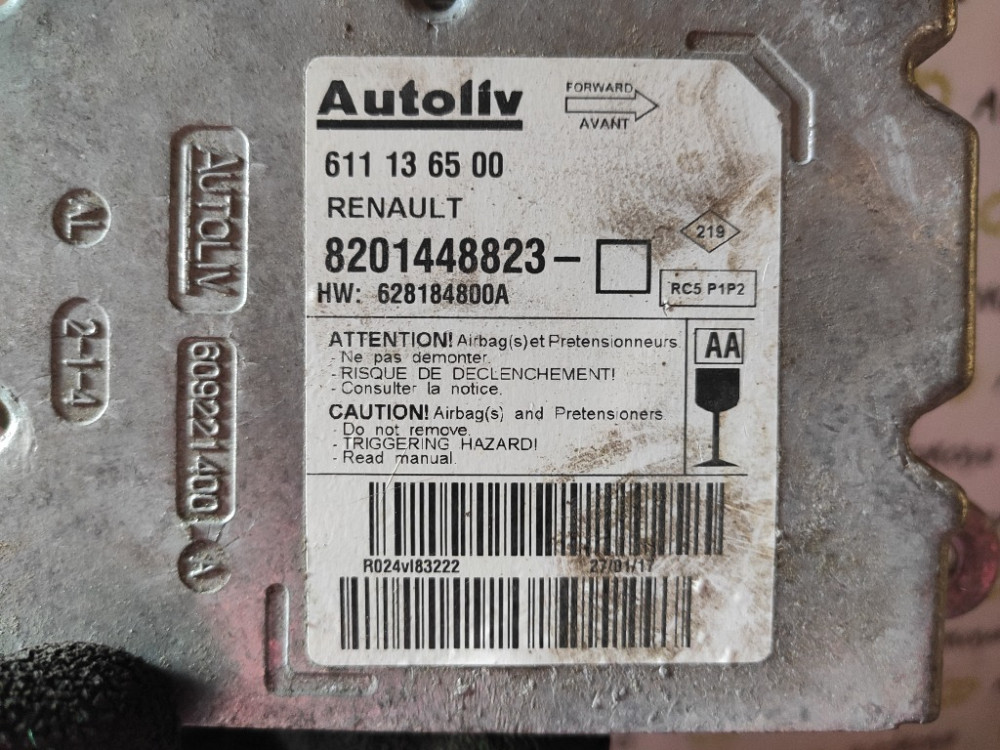 Блок керування AirBag Renault Master III 2010-2018 (8201448823) Ковель - изображение 4