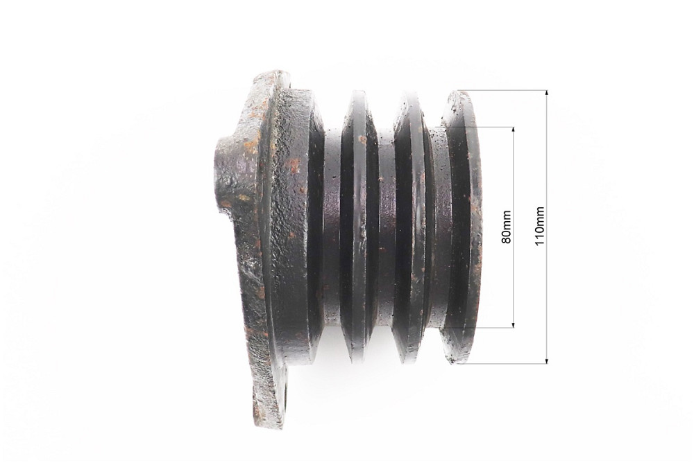 Шків 3-х пазний D-110mm (три пази під ремінь SPB) Lотв.-137mm Киев - изображение 3
