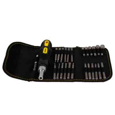 Отвертка Sigma c битами 18шт + насадки торцевые 6шт CrV (4002111) Винница