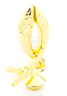 Наконечник для металевого карниза "EM 158" (колір золото, діаметр 19 мм) Бровари - фото 1