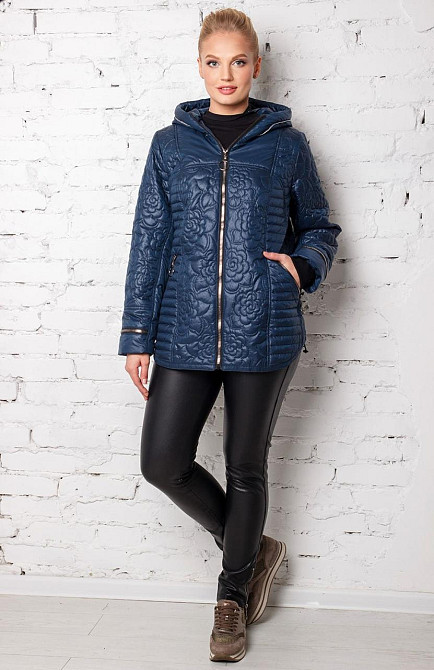 ЖЕНСКАЯ МОДНАЯ ДЕМИСЕЗОННАЯ КУРТКА МИШЕЛЬ ВЕСНА / ОСЕНЬ . 50-60 Киев - изображение 10