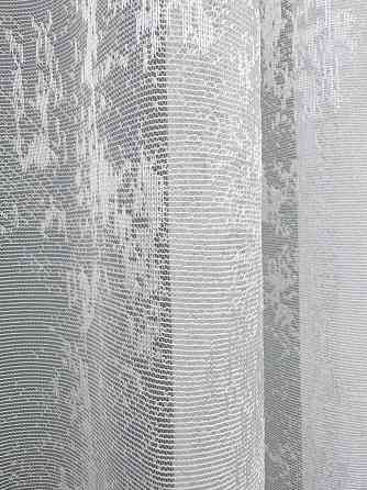 Тюль VR-Textil 1400т Мармур Жакард Білий 280х270 см (49-369) Київ