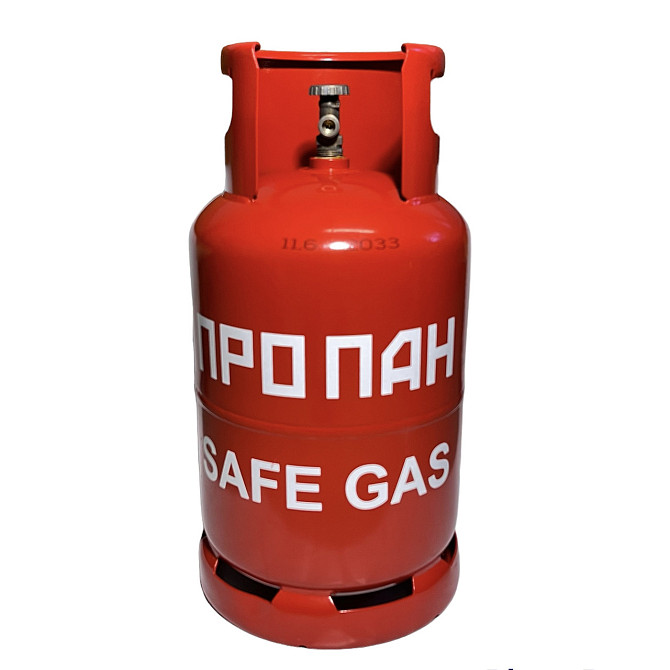 Газовый баллон пропан бутан металлический  12.3л  27.2л 50л  с предохранительным клапаном Киев - изображение 4