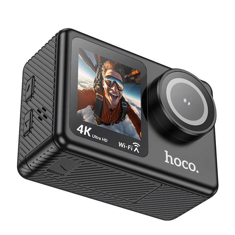 Екшн камера HOCO DV101 dual color screen sports camera Black Київ - фото 4