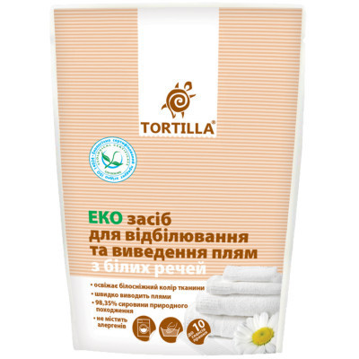 Засіб для видалення плям Tortilla Еко для білих речей 200 г (4820049380590) Вінниця - фото 1