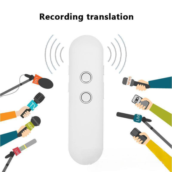 Голосовий електронний перекладач AI Translator T4 800мАч (Білий) Вінниця