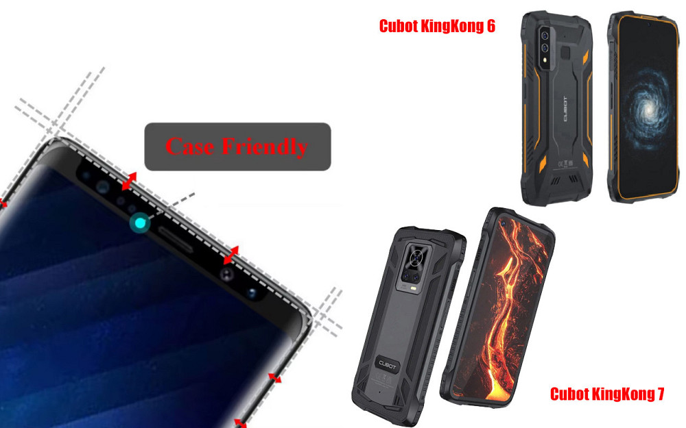 Захисне скло HyperGlass Pro для Cubot KingKong 6, KingKong 7 – максимальна чутливість та захист Київ - фото 4