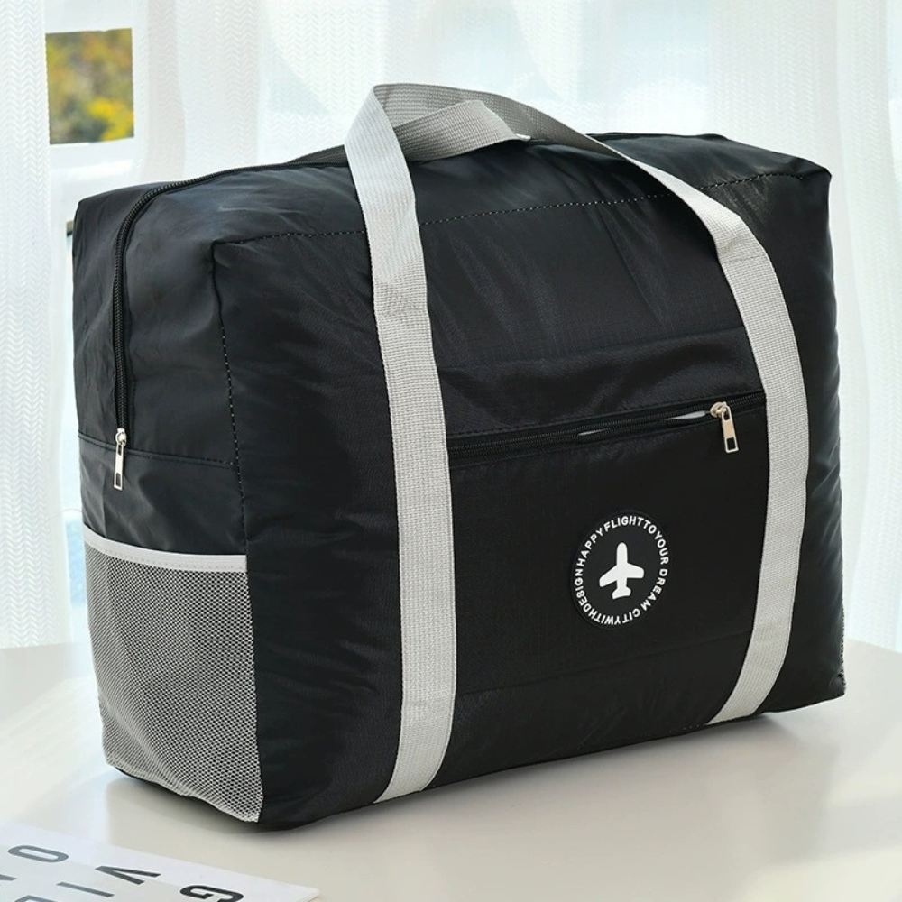Сумка для подорожей, дорожня, портативна сумка для одягу, речей з відсіком для аксесуарів чорна Кам'янець-Подільський - фото 1