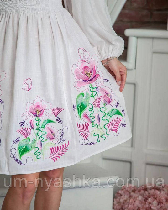 Платье вышиванка черное Эмилия Кривой Рог - изображение 10