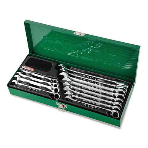 Набір ключів комбінованих з тріскачкою 8-19мм 12ед. TOPTUL GAAD1205 Чернігів