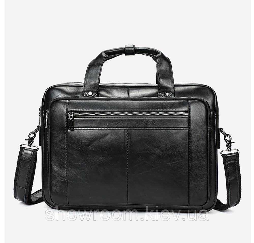 Мужская деловая кожаная сумка с отделением для ноутбука Leather Collection (6079) Киев - изображение 1