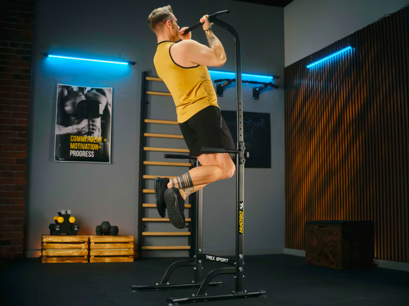 Силова станція тренажер TX-060PR підлогові турнік і бруси для дому та спортзалу багатофункціональна для всіх видів м'язів Київ - фото 7