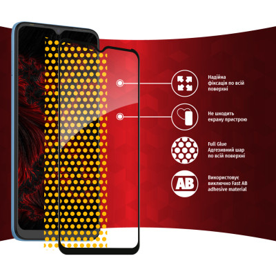 Скло захисне Intaleo Full Glue Tecno Pop 5 LTE (1283126535376) Вінниця - фото 6