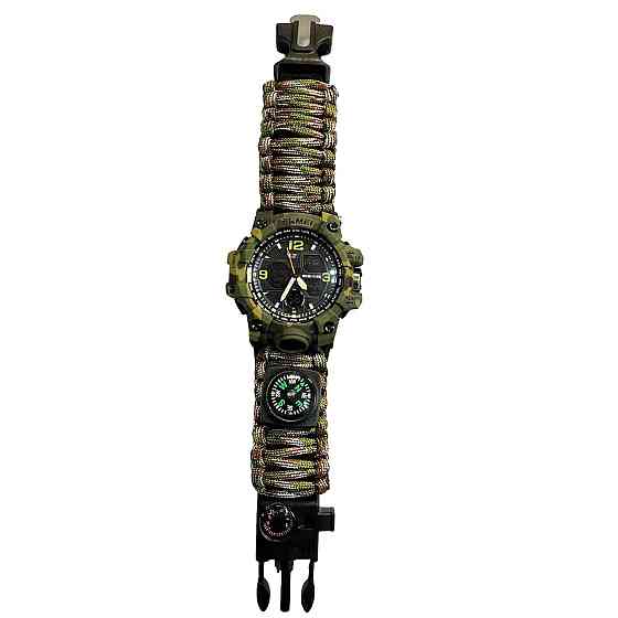 Часы наручные мужские SKMEI 1155BCMGN PARACORD PF-50 Киев