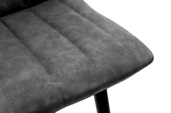 Стілець БАРНИЙ Дрім, чорний/екошкіра антрацитRU-08 Київ