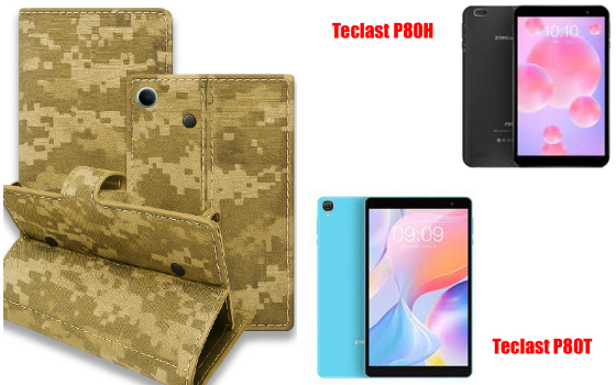Книжка-трансформер для планшета Teclast P80H, P80T, колір Black Pixel Київ