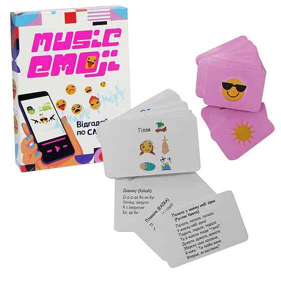 Настільна гра "Strateg""Music emoji" 15+, 30249, шт Київ