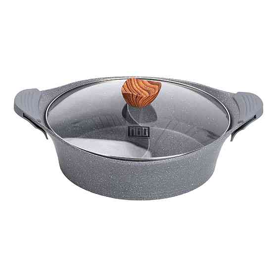 MGC Алюмінієва каструля Ø 30 см Мармур з антипригарним покриттям сірий MGC HP-4-413G Киев