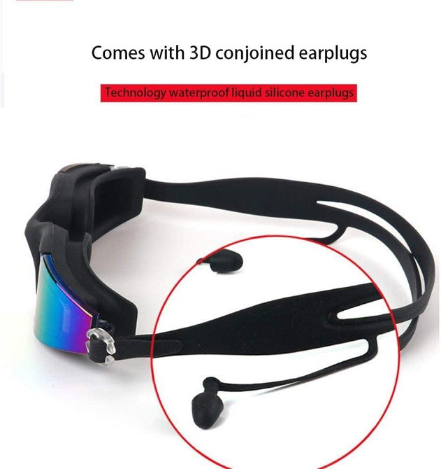 Плавальні окуляри з берушами, чорні Київ - фото 9