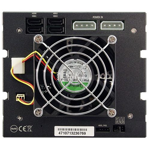 Бекплейн Chieftec SST-3141SAS 3x5.25" -> 4x3.5" HDDs Hot-Swap Aluminium Винница - изображение 3