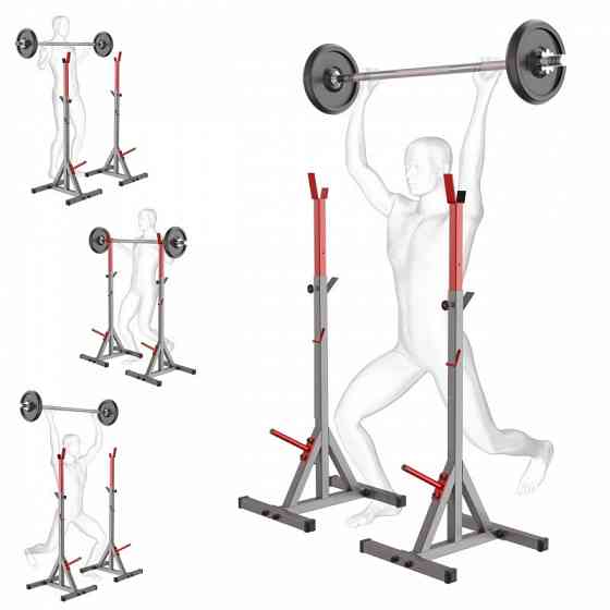 Стойки под штангу Magnus-200 Стойки, скамьи для жима и приседаний независимые регулируемые Киев