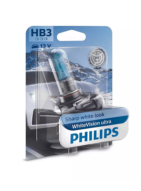 Галогеновая лампа PHILIPS 9005WVUB1 HB3 60W 12V WhiteVision ultra +60% (3800K) B1 Харків - фото 1