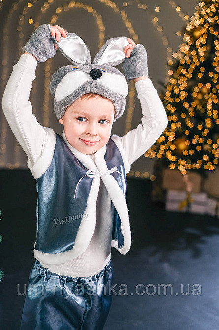 Детский карнавальный костюм зайца серого Заяц серый Кривой Рог - изображение 15