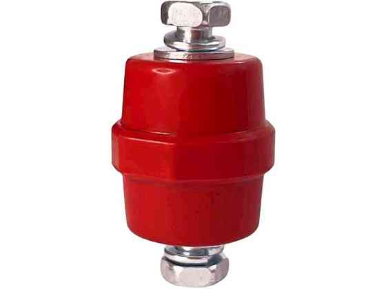 Ізолятор 8мм, L=40м 1шт Шинний SM40*8R червоний ТМ PF Київ