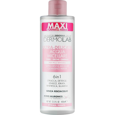 Міцелярна вода Dermolab Делікатна 6 In 1 400 мл (8009518389326) Вінниця - фото 1