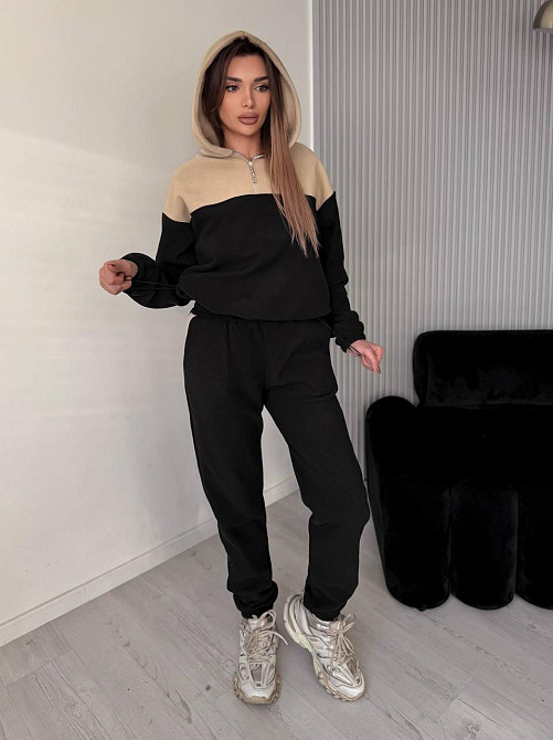 Женский теплый костюм двухцветный Одесса - изображение 1