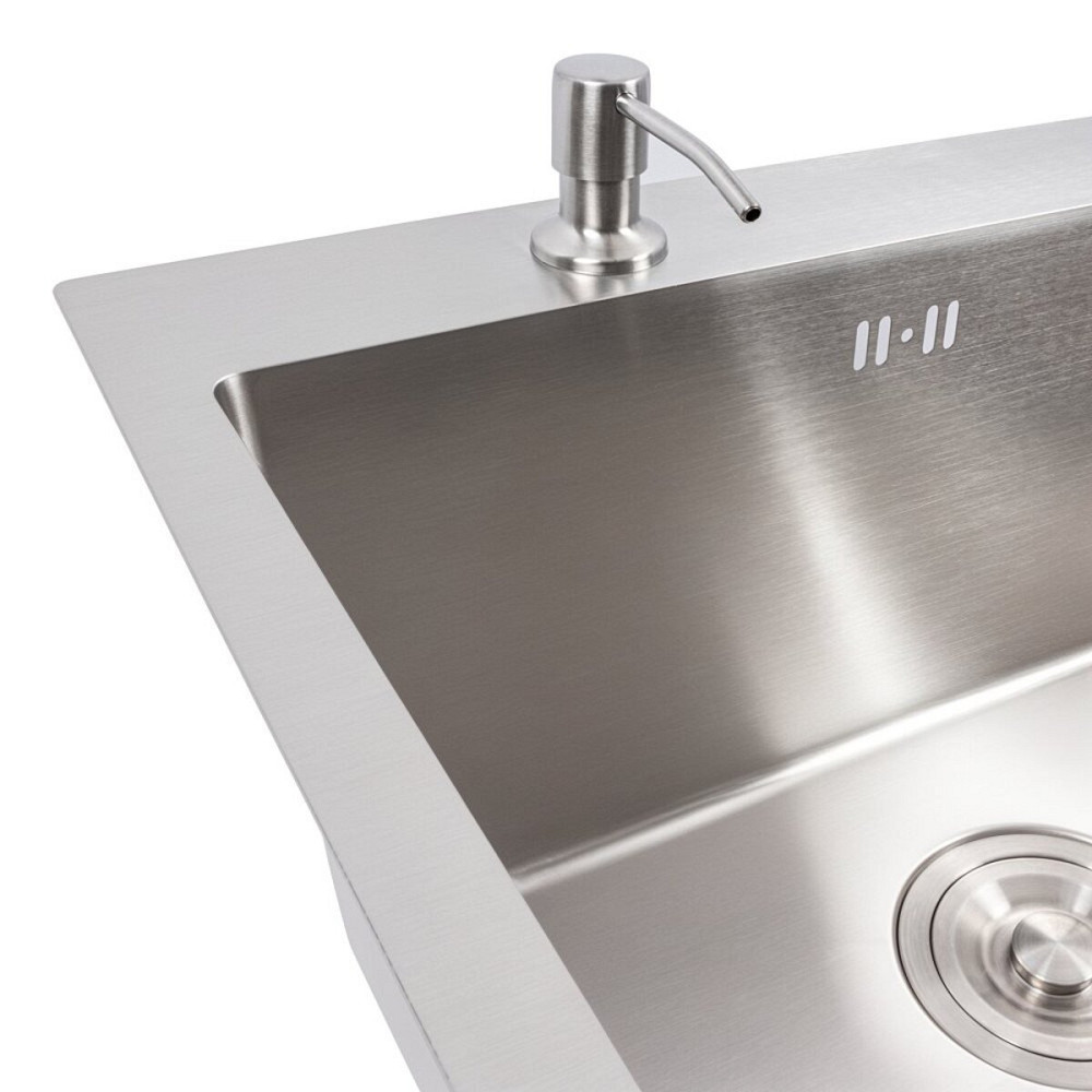 CM 78*43 L Мийка нержавійка Valeso Handmade (3.0/0.8) Коломыя - изображение 4