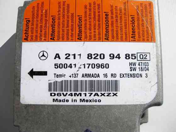 Mercedes-Benz  A2118209485 Блок управління подушок безпеки E-Class W211 CLS C219 Одесса