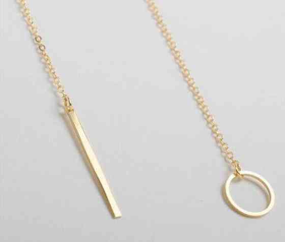 Подвеска на шею женская 64 см золотистый Киев