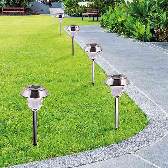 Садовий світильник на сонячній батареї 38 см,1 шт.,"Гвозд" SBR Київ