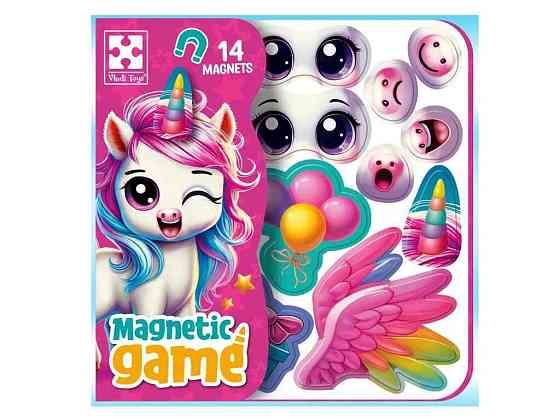 Игра развивающая Эмоции Единорожки магнитная VT3220-01 ТМ VLADI TOYS Киев