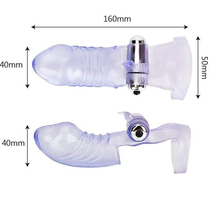 Вибратор на палец SexFinger - Прозрачный – Вибраторы Винница - изображение 4