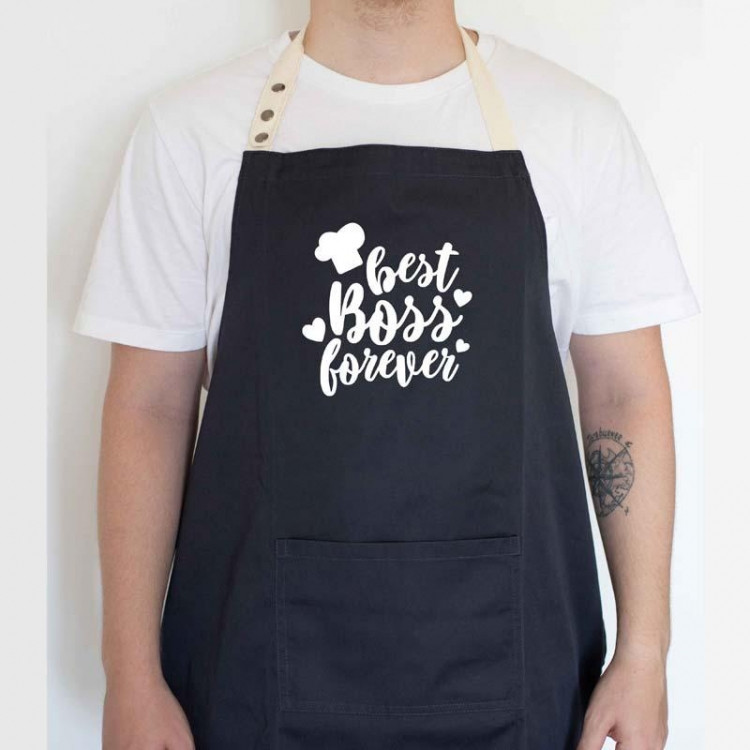 Фартух Best Boss Forever (Чорний) Вінниця - фото 1