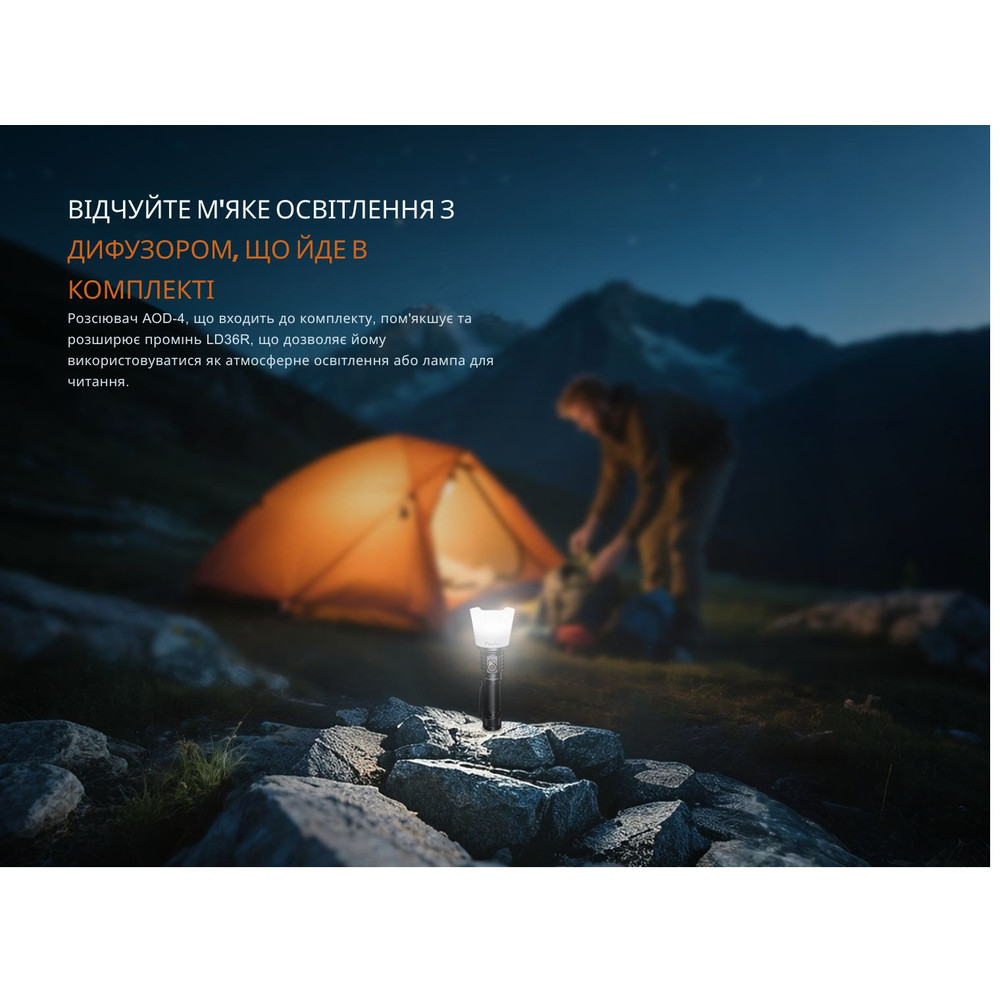Ліхтар ручний Fenix LD36RFC вогняний камуфляж Київ - фото 12