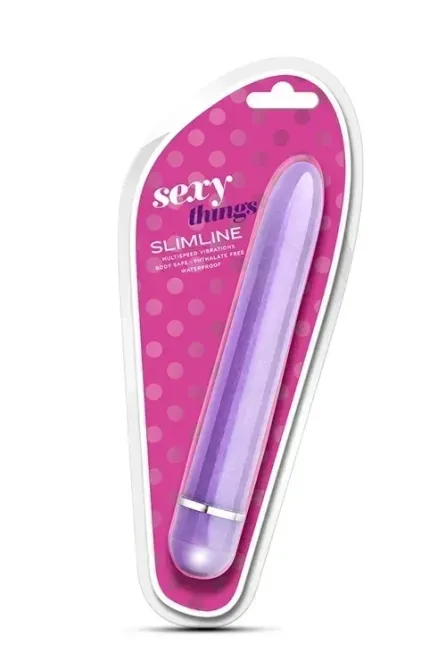 Вібромасажер класичний SEXY THINGS SLIMLINE VIBE PURPLE Sex Aura Київ - фото 2