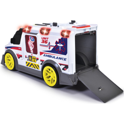 Спецтехника Dickie Toys Функциональный автомобиль Скорая помощь с аксессуарами со звуком и световыми эффектами 41 см (3307003) Вінниця - фото 4