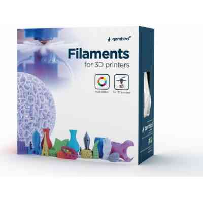 Пластик для 3D-принтера Gembird PLA High Speed 1.75 мм, 1kg black (3DP-PLA1.75HY-01-BK) Винница