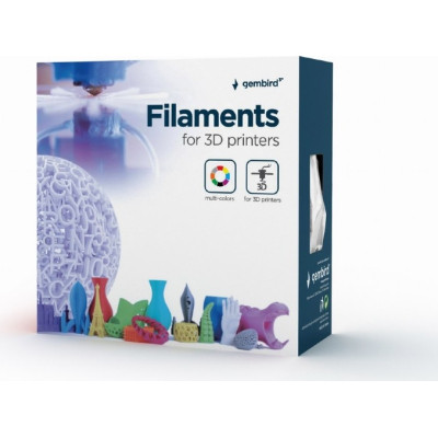 Пластик для 3D-принтера Gembird PLA High Speed 1.75 мм, 1kg black (3DP-PLA1.75HY-01-BK) Винница - изображение 3