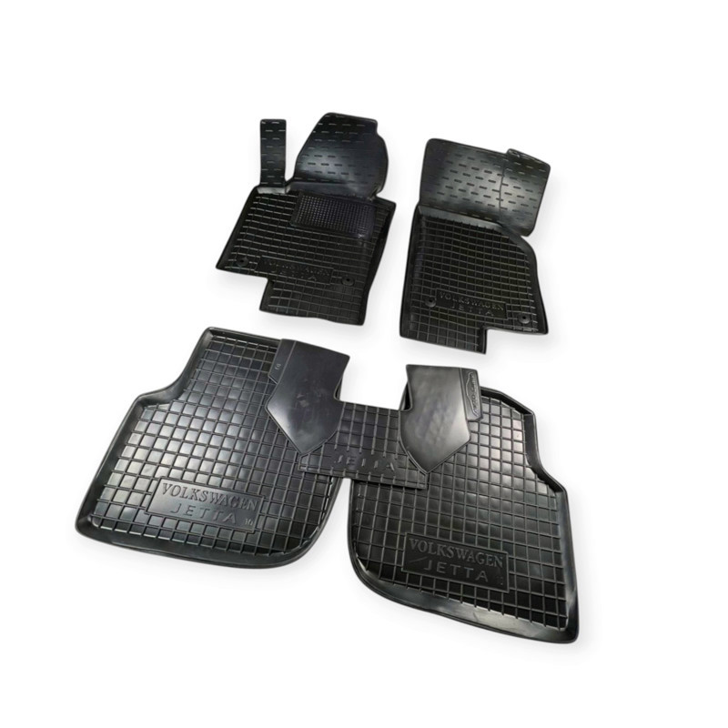 Килимки Фольцваген jetta 2010-2018 борт 2,5см, з перемичкою салону Мукачево - фото 1