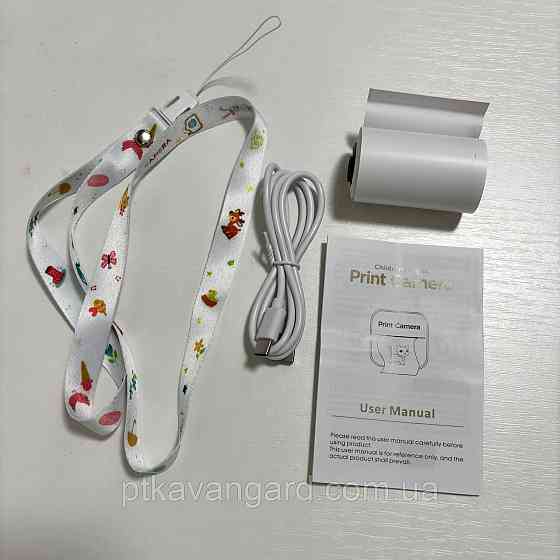 Детский фотоаппарат с моментальной печатью 