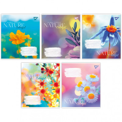 Зошит Yes А5 Nature colorful 36 аркушів клітинка (767068) Вінниця - фото 1