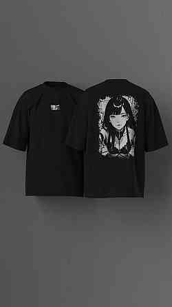 Футболка жіноча з принтом  46 Чорний 2664085032 Дніпро